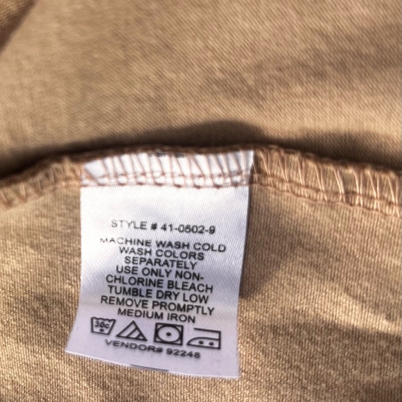 JESSICA LONDON STRETCH COTTON CAMI NEW KHAKI WOMENS 12 - Picture 7 of 7